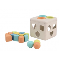 Trieur de formes en plastique bio Happy World