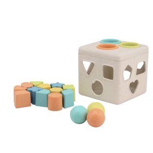 Trieur de formes en plastique bio Happy World