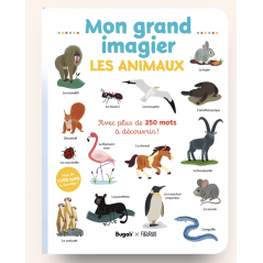 Bugali - Livre interactif - Mon grand imagier - les animaux + 3 ans