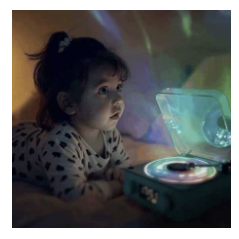 Enceinte sensorielle Magic Wave verte - Little L