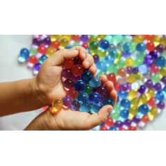 Mélange sensoriel Billes d'eau prête à l'emploi " la mare aux grenouilles" - 1L