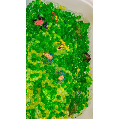 Mélange sensoriel Billes d'eau prête à l'emploi " la mare aux grenouilles" - 1L