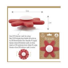 SILICONE : PÉTALOUNE 6P - ROUGE