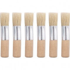 Pinceau en bois 18mm-  à la pièce