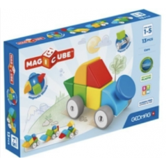GEOMAG - MAGICUBE 16 Pièces -4 Couleurs Magnétiques