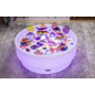 Table basse ronde sensorielle Tickit avec éclairage d'ambiance