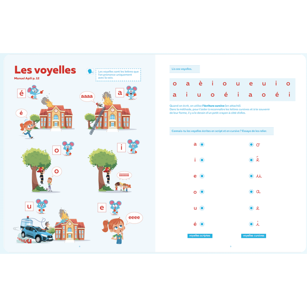 Manuel d’orthographe CP / CE1 (P1-P2) Volume 1 - Apili
