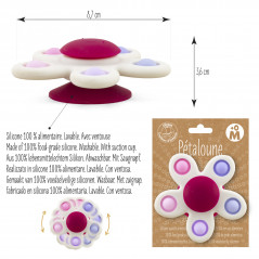 Silicone - JOUET D'ÉVEIL PETALOUNE POP VERTE - ULYSSE