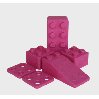 Bygge - Ensemble de base "MONOKROM" (6 pièces) - Pink