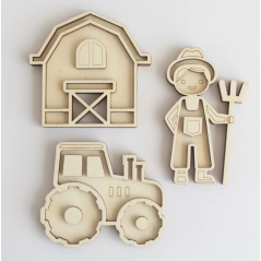 Mini plateau de jeu - Ensemble de base ferme