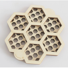 Petit tamis en bois - Rayon de miel