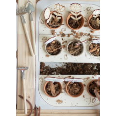 Insert Trofast - insert pour pots (1/3 partie) PIÈCE CENTRALE