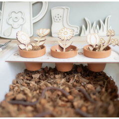 Insert Trofast - insert pour pots (1/3 partie) PIÈCE LATÉRALE