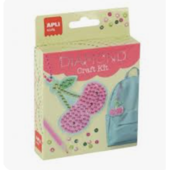Apli Kids – PORTE CLES DIAMOND ASSORTIS - CERISE