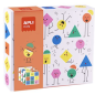 Apli Kids – jeu de gommettes géométriques - les émotions