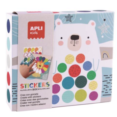 Apli Kids – stickers box carton - ours