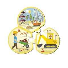 Trio Puzzle Métiers et leur milieu de travail