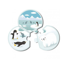 Trio Puzzle Puzzle Animaux et leur environnement