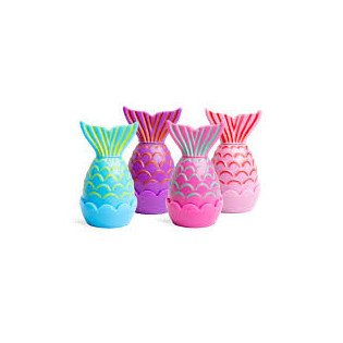 Baume à lèvres en forme de nageoire de sirène XPLOTE FUN - assortiment de parfums