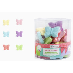 Pétillant pour bain en forme de papillon
