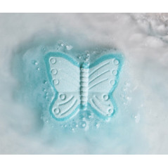 Pétillant pour bain en forme de papillon