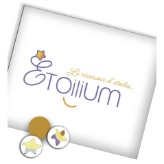 Etoilium - Enveloppe de 120 gommettes
