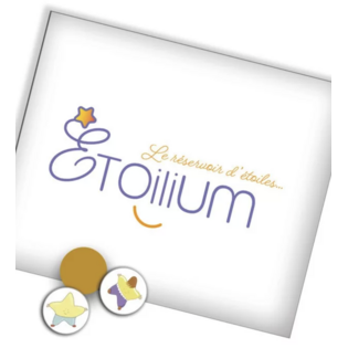 Etoilium - Enveloppe de 120 gommettes