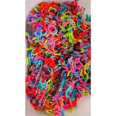 🌈 sachet Sensoriel – Vers Magiques Multicolores ou couleur unie 150gr. 🌈