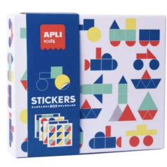 Boîte de gommettes géométriques véhicule - APLI