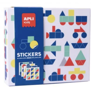 Boîte de gommettes géométriques véhicule - APLI
