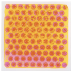 Plaques sensori-motrices texturé  - Rose et jaune