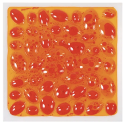 Plaques sensori-motrices texturé  - Rouge et Orange