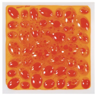 Plaques sensori-motrices texturé  - Rouge et Orange