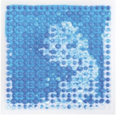 Plaques sensori-motrices texturé  - Bleu