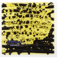 Plaques sensori-motrices texturé  - Jaune