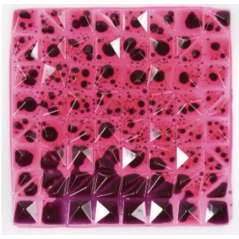 Plaques sensori-motrices texturé  - Rose