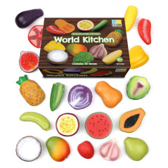 World Kitchen – Pierres de jeu sensoriel 20 pièces