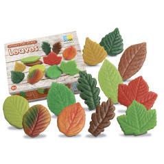 Feuilles – Pierres de jeu sensoriel 12 pièces
