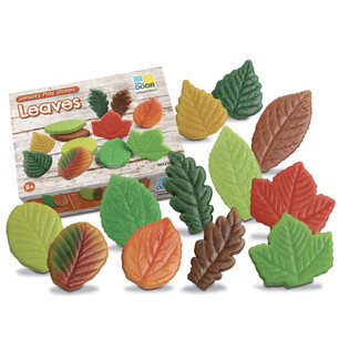 Feuilles – Pierres de jeu sensoriel 12 pièces