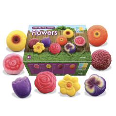 Fleurs – Pierres de jeu sensoriel - 8 pièces