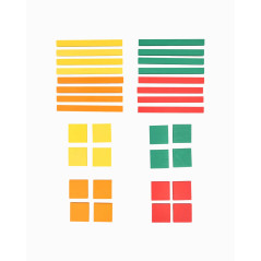 Tix-Mix magnetic -Anneaux & Blocs Jouer Trousse (ensemble de 64pièces)