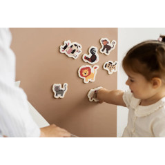 Tix-Mix magnetic - Rencontrer Le Animaux (ensemble de 20 pièces)