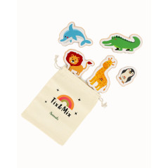 Les Animaux magnétique en bois (ensemble de 20 pièces) - Tix-Mix magnetic