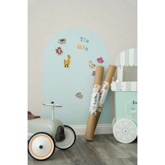 Tix-Mix magnetic - Sticker mural magnétique - Rêve Bleu + 2 crayons