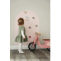 Tix-Mix magnetic - Sticker mural magnétique - Rose Douceur + 2 crayons