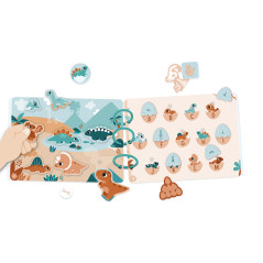 DINO - BUSY BOOK DINO FR/EN - Janod