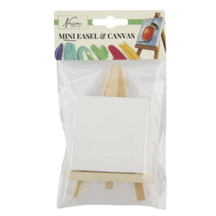 Mini chevalet de Nassau + toile