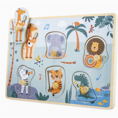 PUZZLE SONORE : JUNGLE MUSICALE (6 pcs) - ULYSSE
