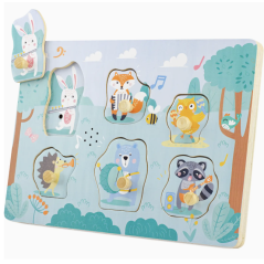 PUZZLE SONORE : FORET MUSICALE (6 pcs)- ULYSSE