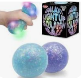 Balle anti-stress clignotante